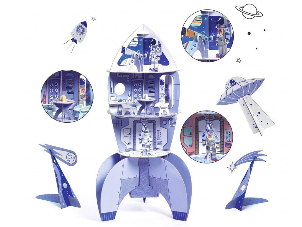 Djeco DJ08009 DIY Vesmírná loď